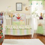 EVERYDAY KIDS Precious Moments Noah’s Ark 4 Pc Crib Bedding for Girls Nursery Set Includes Baby Bed Quilt, Fitted Sheet, Dust Ruffle and Diaper Stacker with Sweet Images of Elephants and Giraffes - Image 2